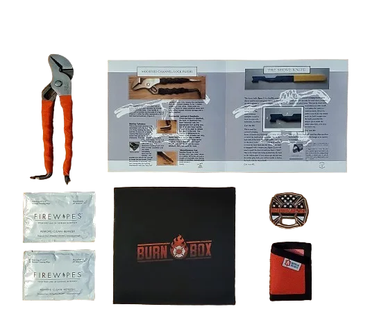 Firefighter tools from a Burn Box