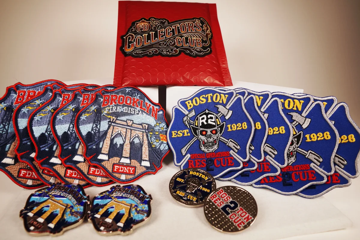 Firehouse patches from FD Collector's Club