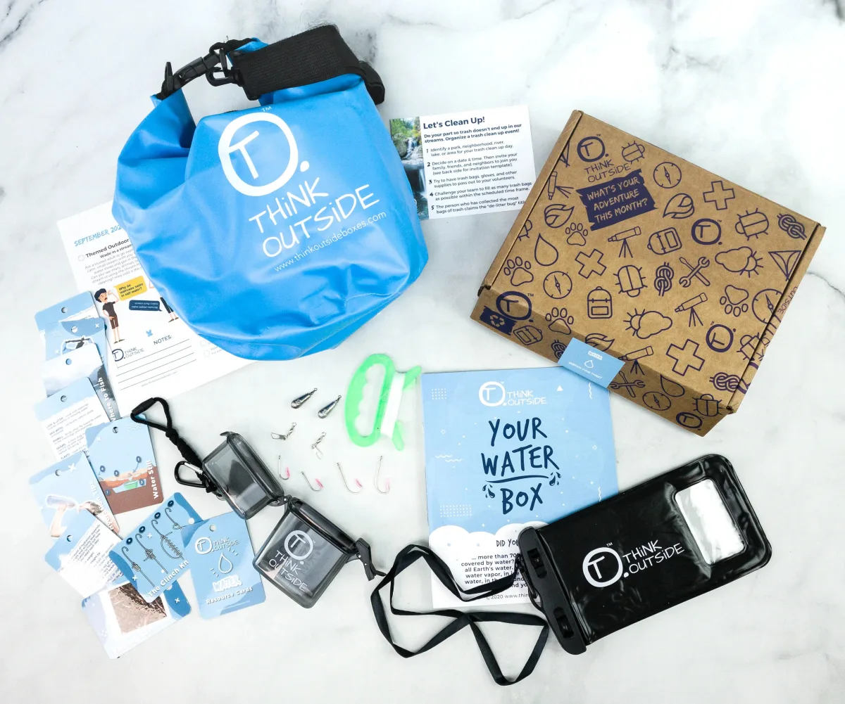Think Outside Boxes outdoor gear and activity sheets